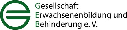 Logo Gesellschaft Erwachsenenbildung und Behinderung e.V.
